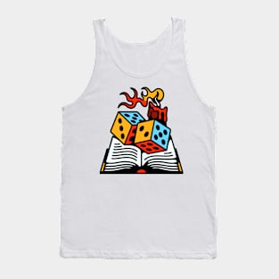 Dice book candle Tank Top